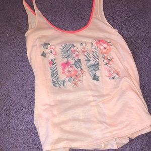 Coral American Eagle tank top